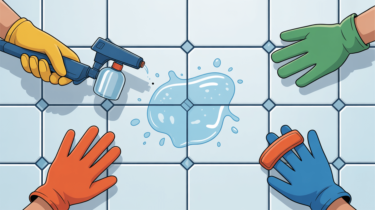 acide chlorhydrique joint carrelage illustration risques nettoyage