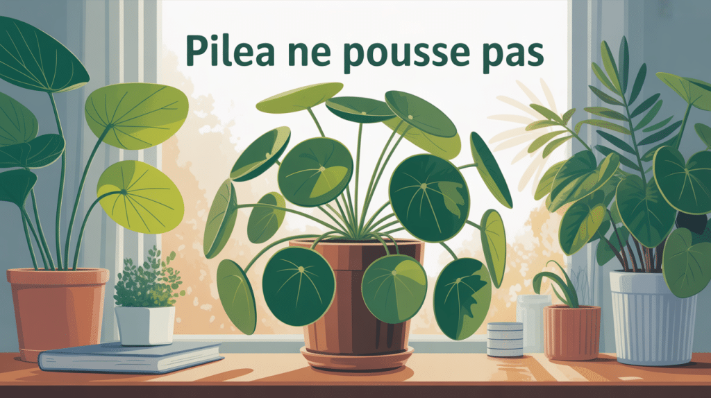 asso pilea ne pousse pas plante stagnante intérieure