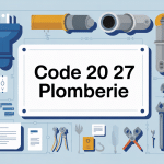 Illustration du code 20 27 plomberie dans le bâtiment