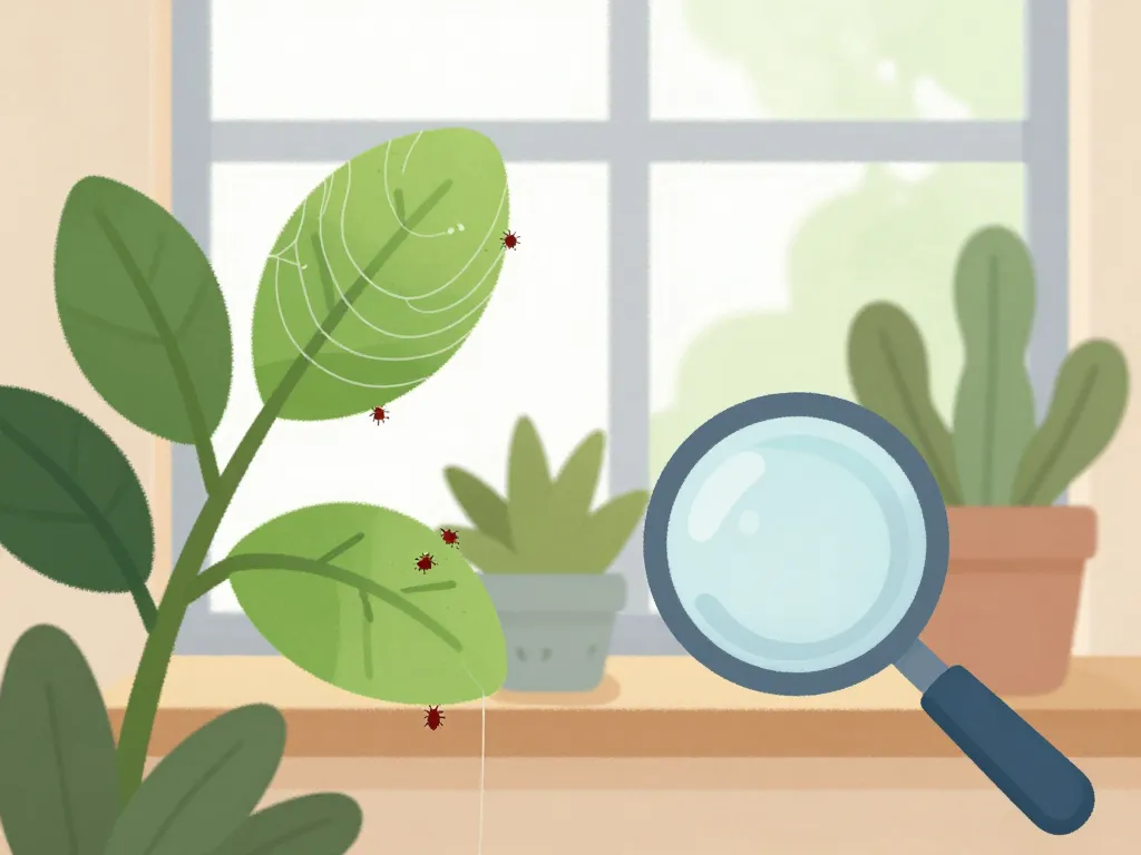 zoom araignée rouge maison acariens sur feuilles