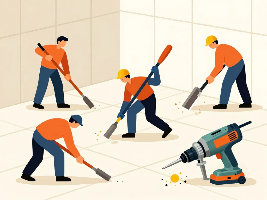 Depose carrelage prix m2 techniques et outils