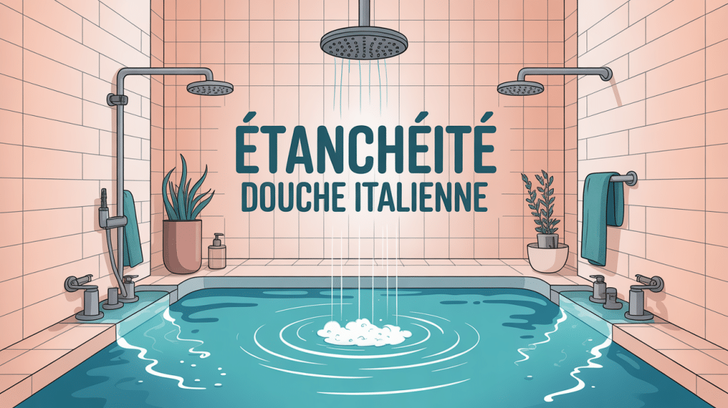 étanchéité douche italienne vue technique protections