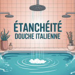 étanchéité douche italienne vue technique protections
