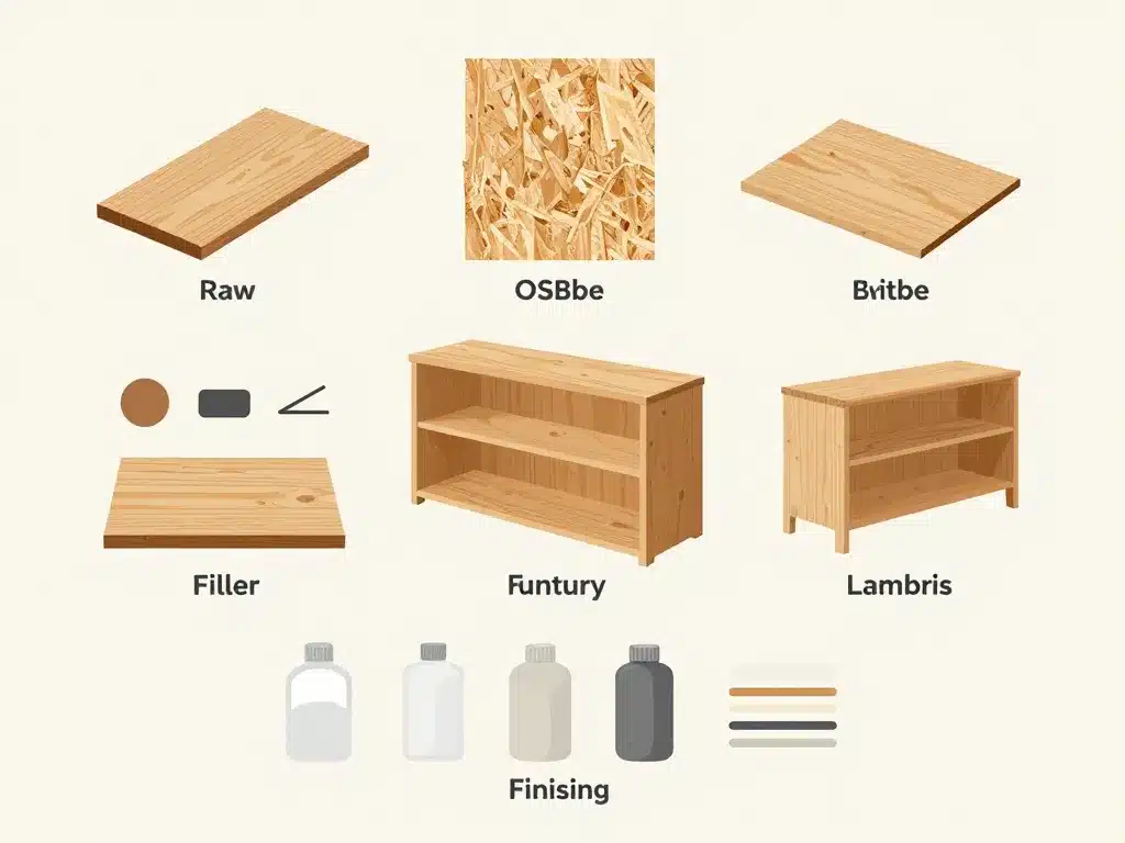 Diagramme compatibilité enduit sur bois différents supports