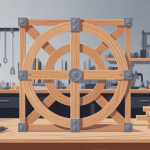 illustration equerre charpente bois sur structure