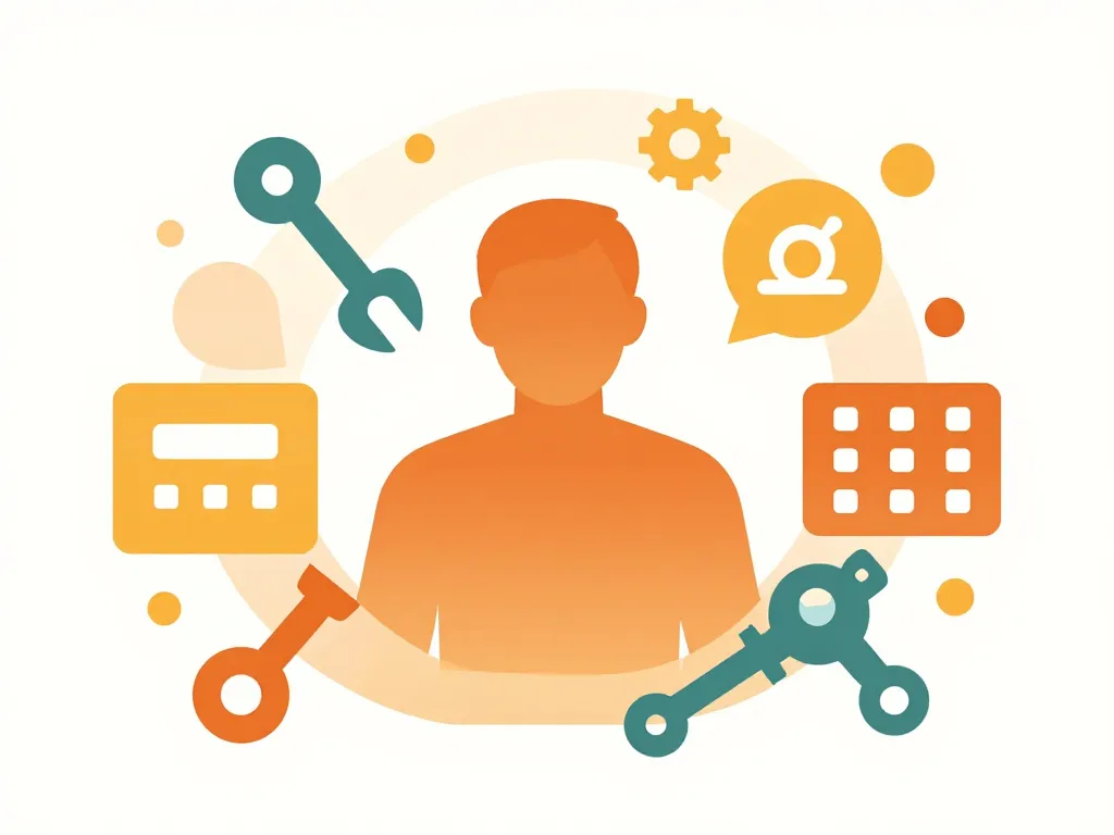 ETS Buisson illustration symbolique métiers bâtiment