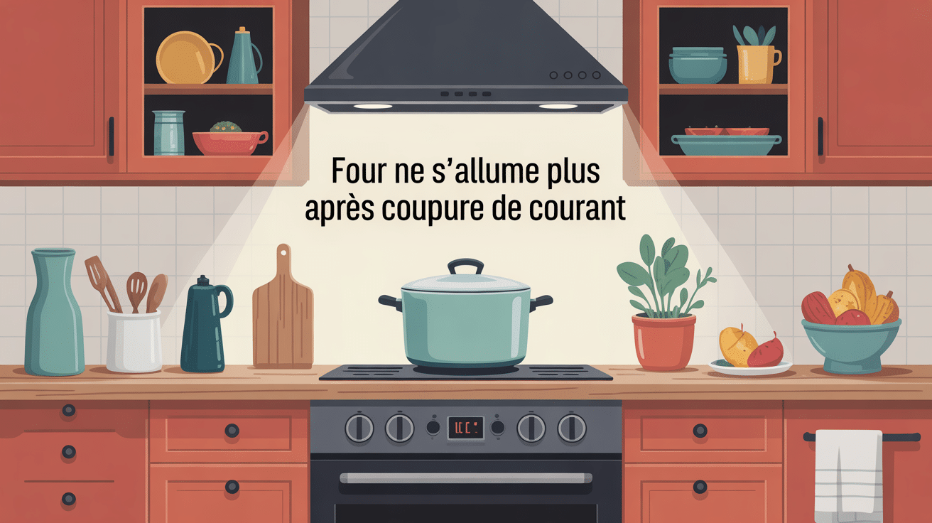 four ne s'allume plus apres coupure de courant cuisine moderne