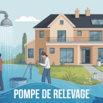 installation de pompe de relevage dans une maison