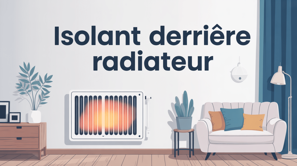 isolant derriere radiateur image rayonnement chaleur