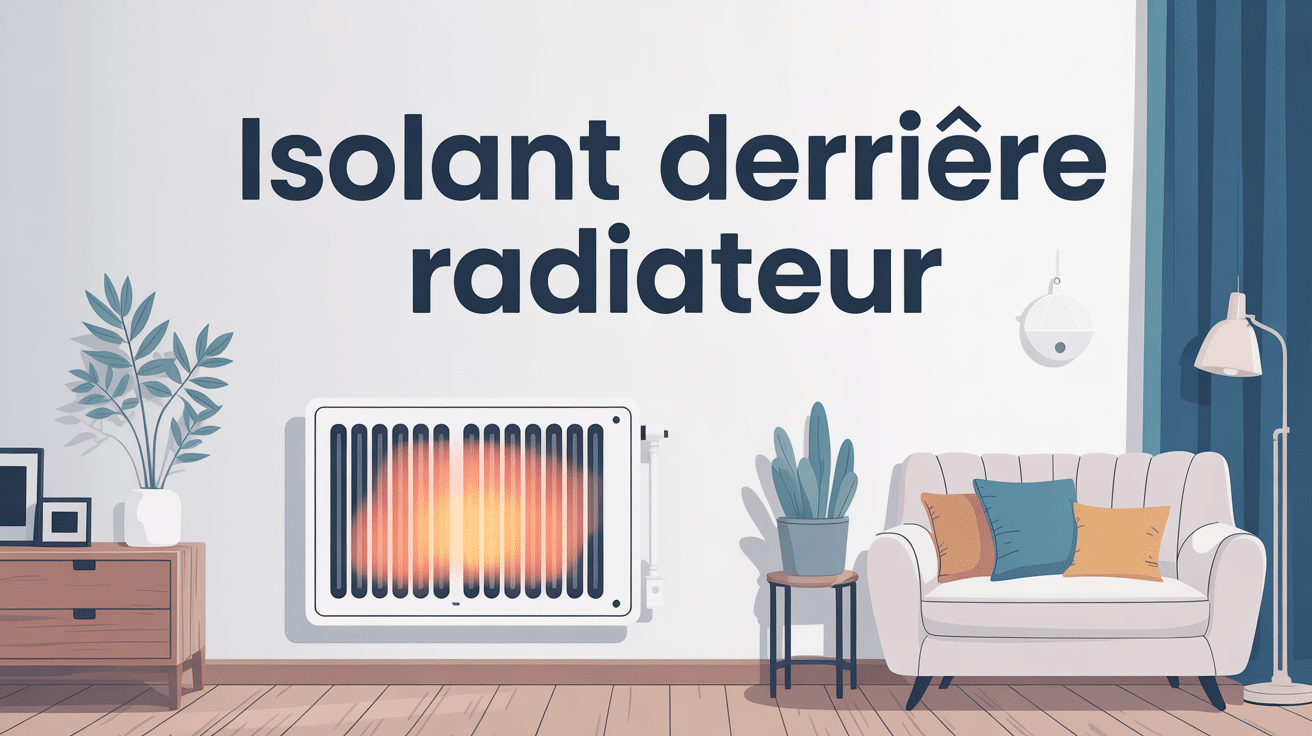 isolant derriere radiateur image rayonnement chaleur