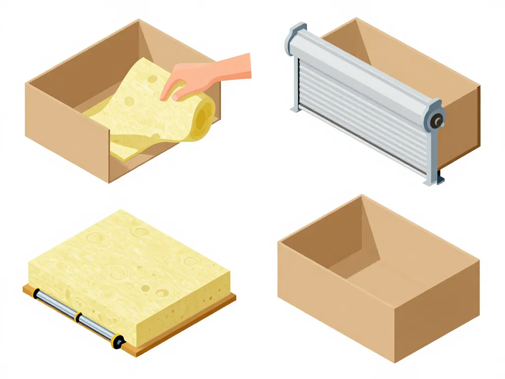 isolant pour coffre volet roulant pose en étapes