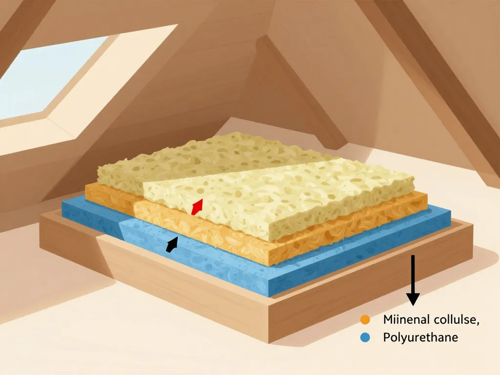 isolation combles aménageables epaisseur diagramme épaisseur comparée