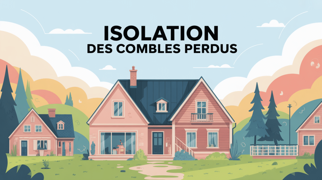 vue coupe maison isoler combles perdus soi-même