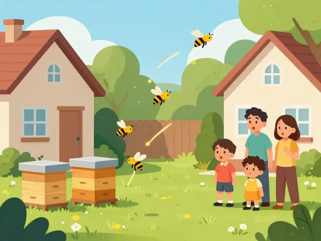 je suis envahi par les abeilles de mon voisin comprendre la situation image