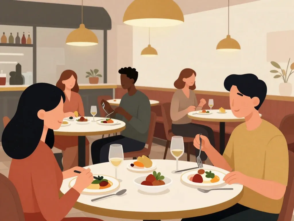 Intérieur stylisé La Tige Lyon cuisine bistronomique