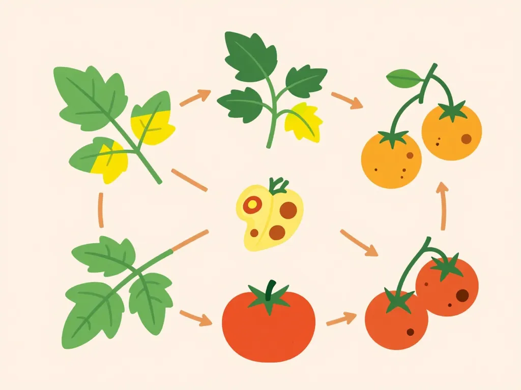 maladies de la tomate photos diagramme reconnaissance symptômes