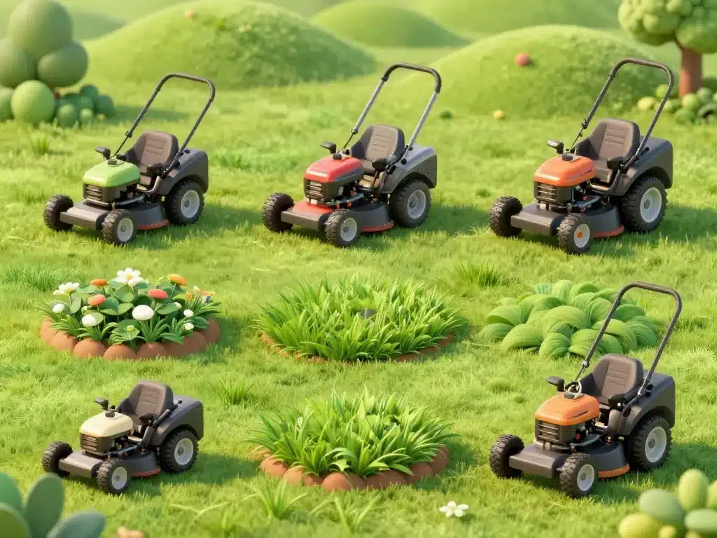 meilleur tondeuse tracteur sur différents terrains