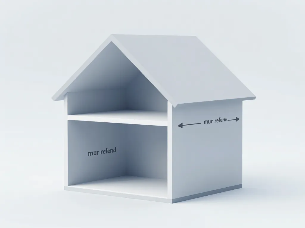 Diagramme 3D murs refends stabilité construction