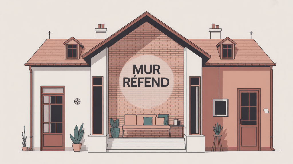 Illustration murs refends central stabilité bâtiment