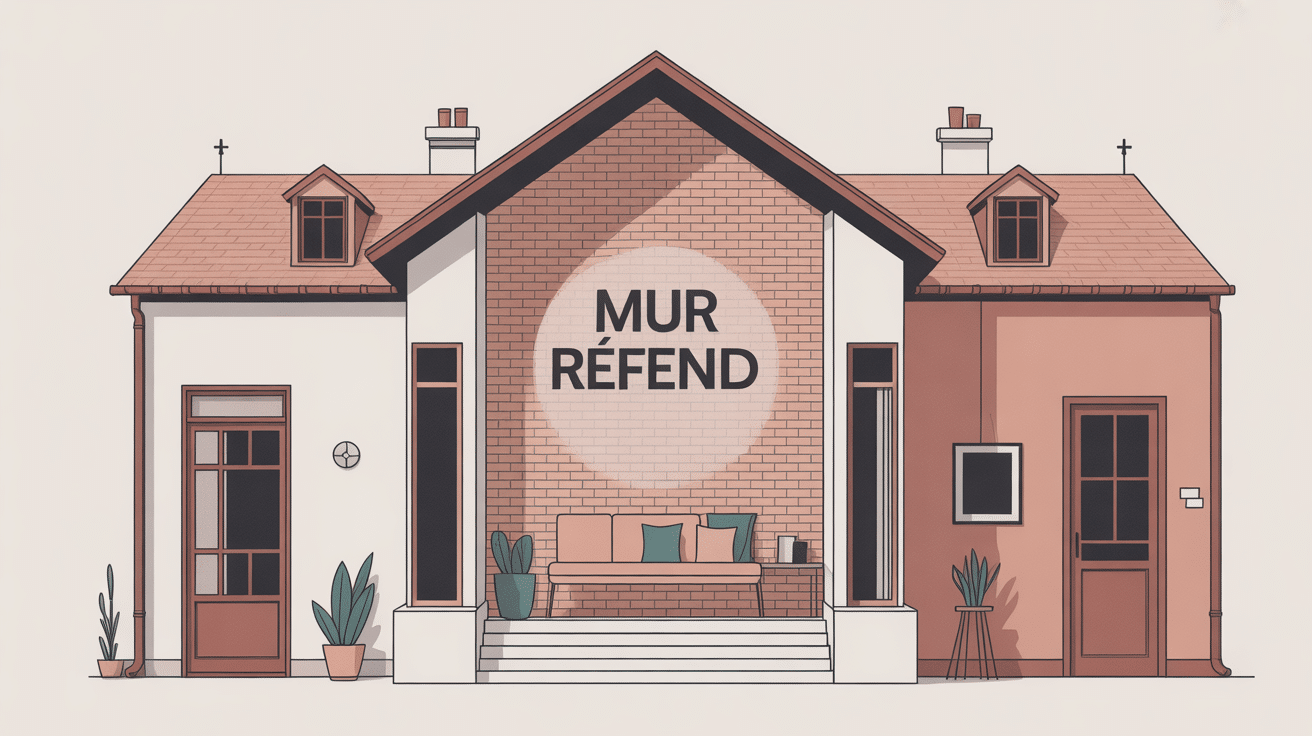 Illustration murs refends central stabilité bâtiment