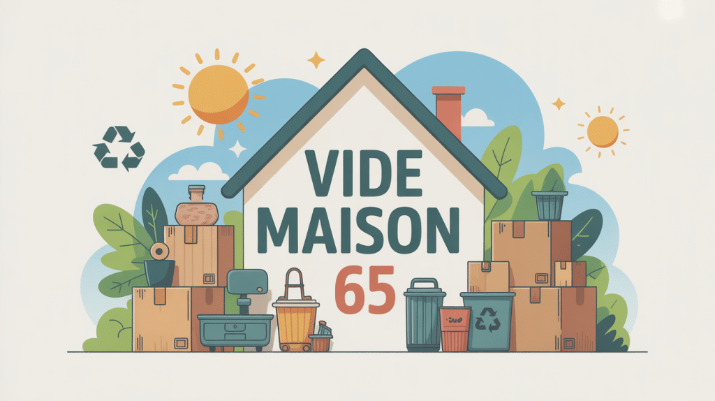 Organisation vide maison dans le 65 illustration