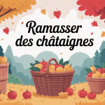Forêt automnale illustrant où ramasser des châtaignes autour de moi