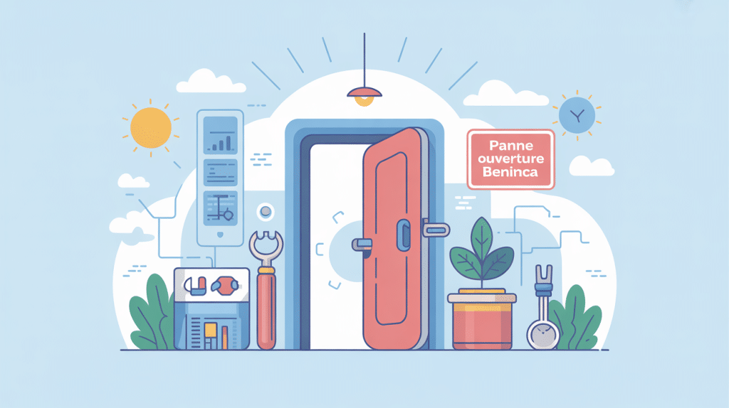 dépannage portail beninca visuel technique