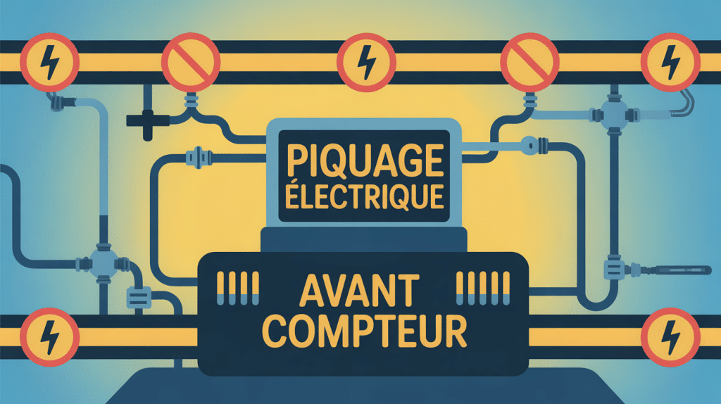 piquage électrique avant compteur image informative SEO