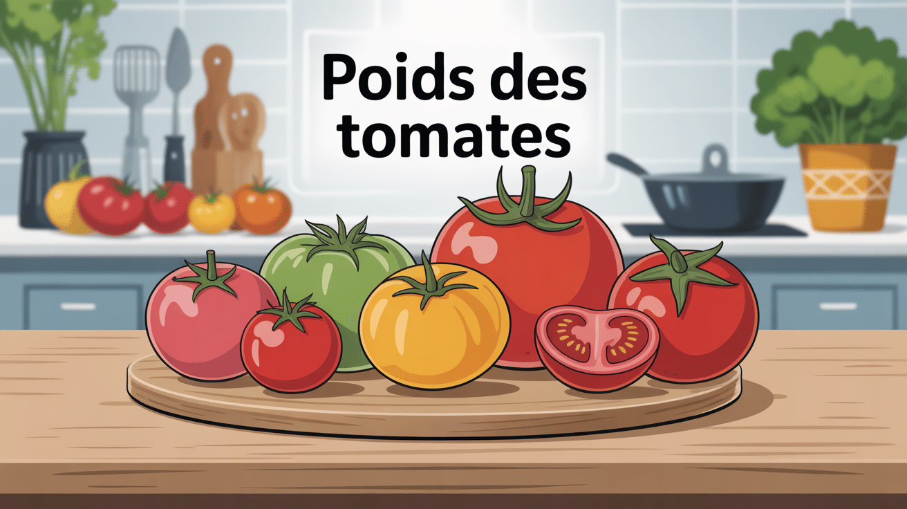 poid tomates différentes variétés pesées cuisine