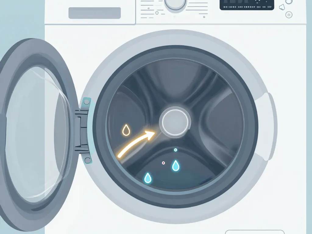 diagramme causes fuite machine à laver par le bas