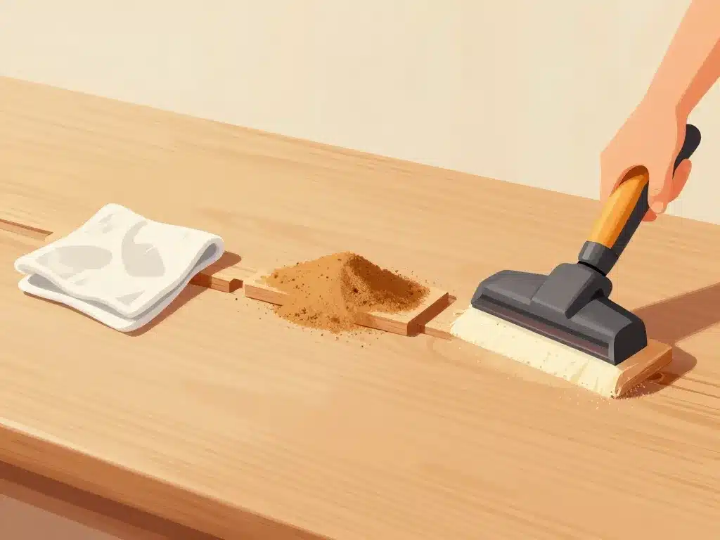 préparer le bois pour colle polyuréthane bois