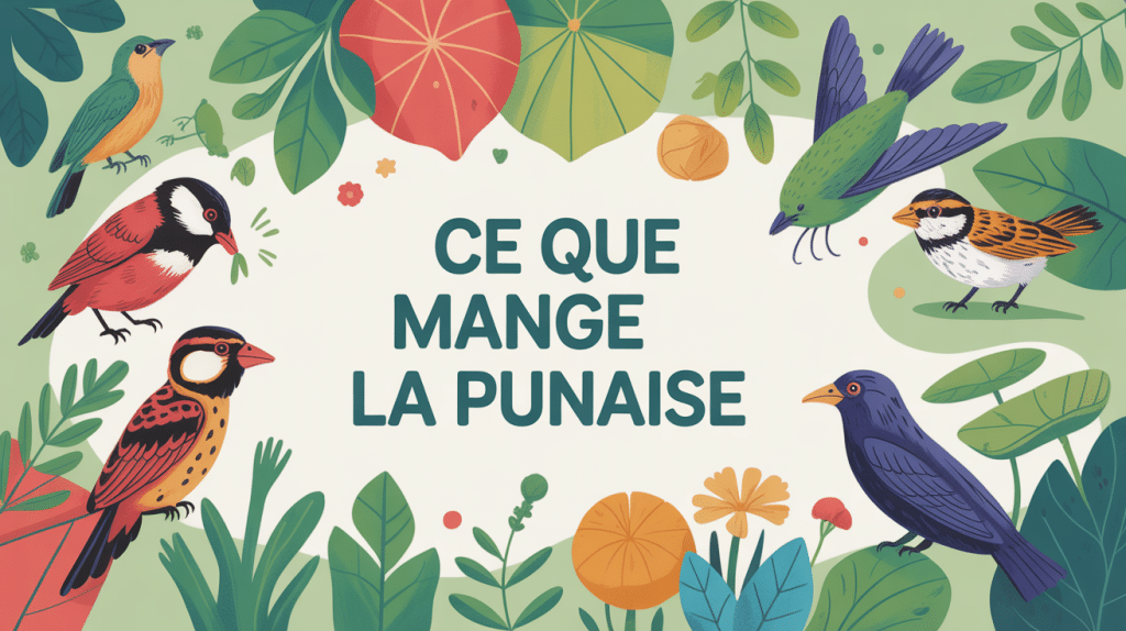 Que mange la punaise image éducative punaises lit vertes jardin