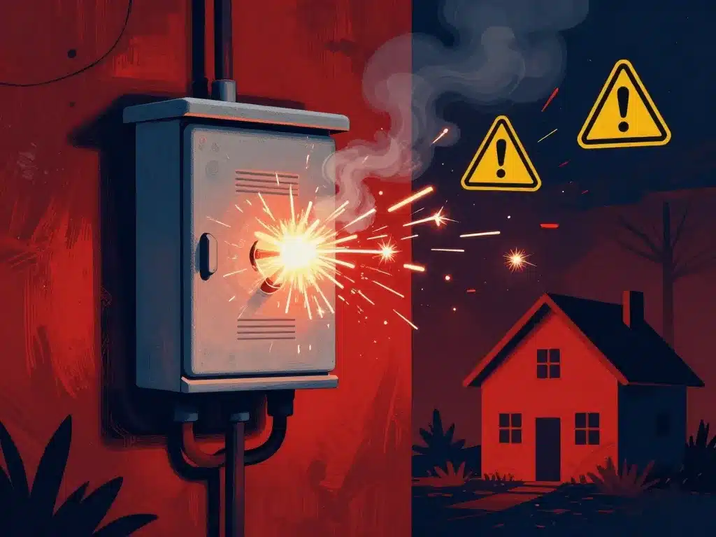 piquage électrique avant compteur risques techniques illustration SEO