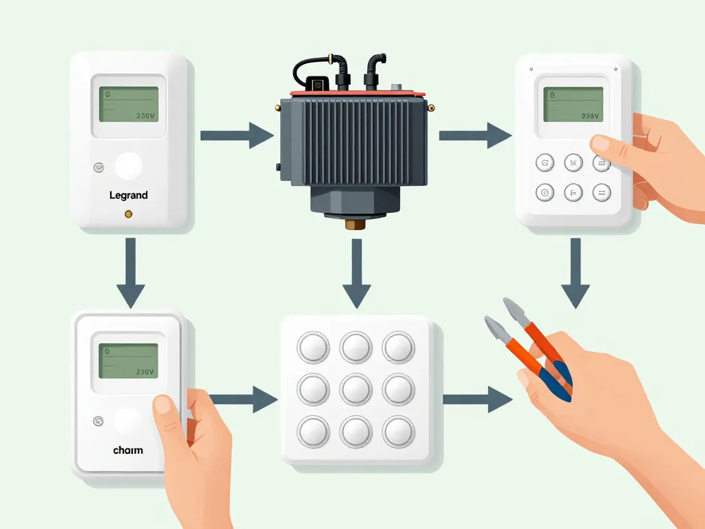 schéma branchement sonnette legrand 230v étapes branchement