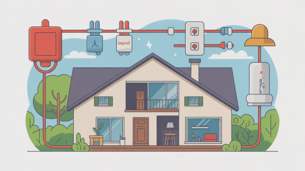 schéma branchement sonnette legrand 230v global maison moderne