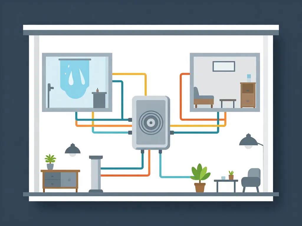schema vmc double flux principe circulation air
