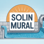 Illustration du solin mural assurant l’étanchéité entre toit et mur