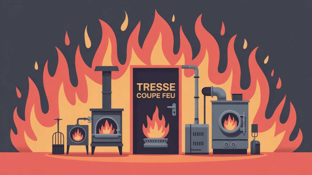 tresse coupe feu, portes coupe-feu et équipements industriels