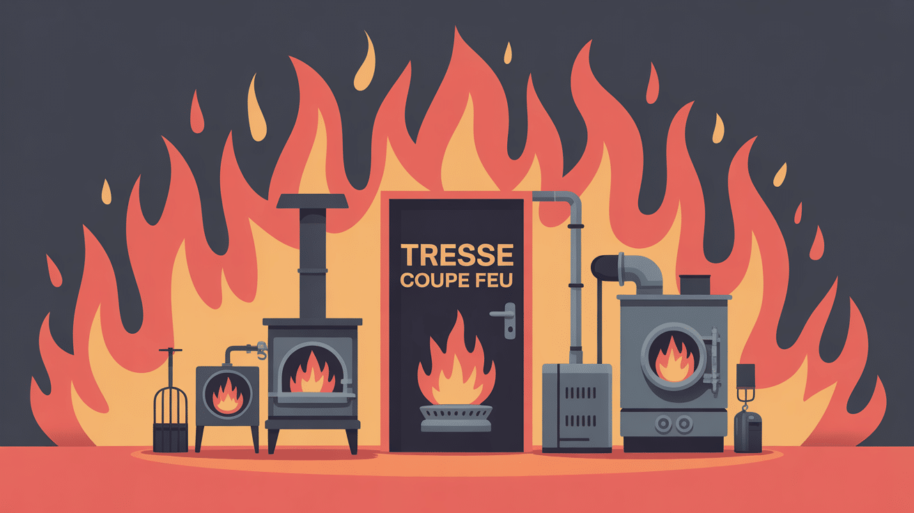 tresse coupe feu, portes coupe-feu et équipements industriels