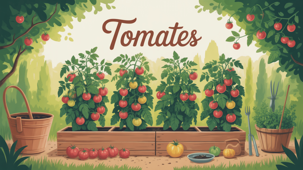 truc de grand-mère pour avoir de belles tomates dans un jardin naturel