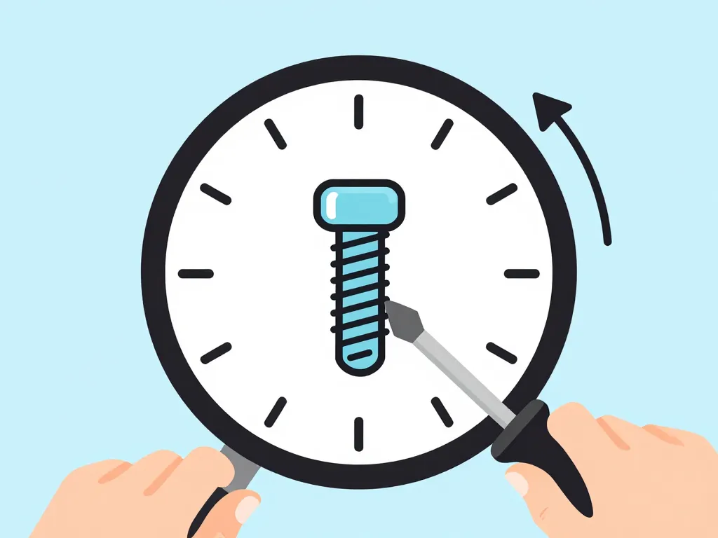 visser sens diagramme direction serrage desserrage