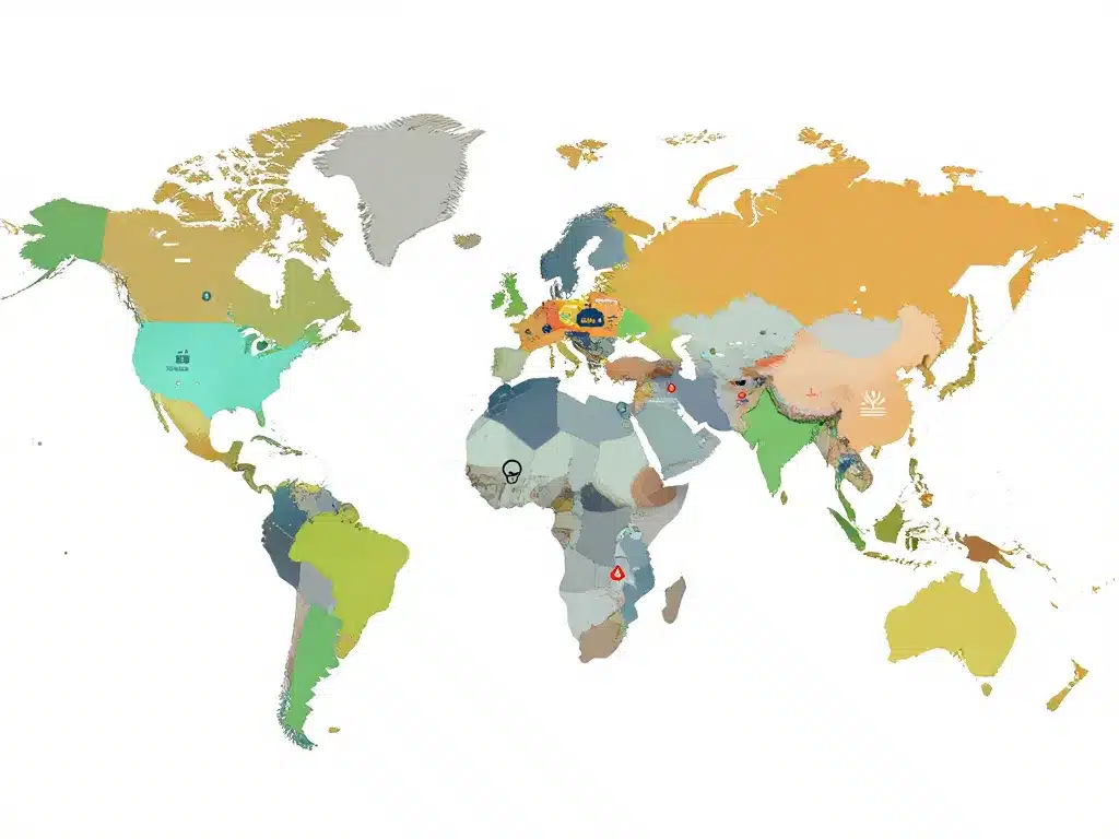 carte régulations chlorate de soude pays autorisé