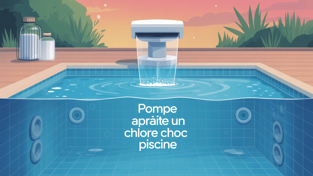 Piscine filtrée après chlore choc combien de temps faire tourner la pompe