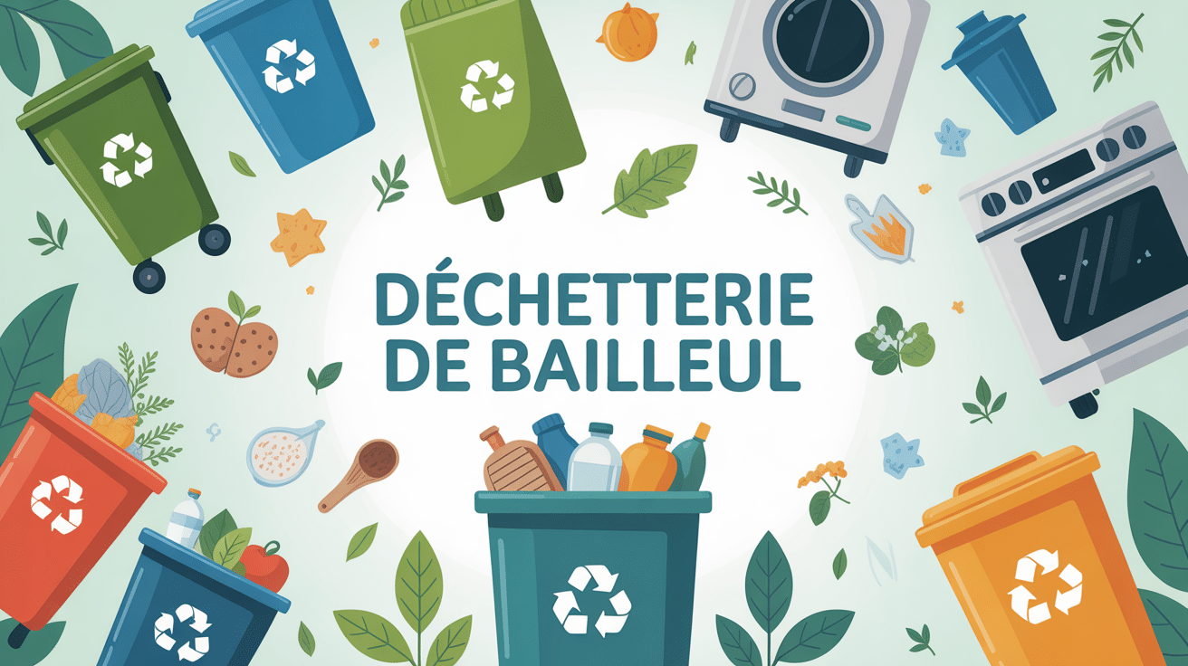 Déchetterie Bailleul illustration gestion tri déchets