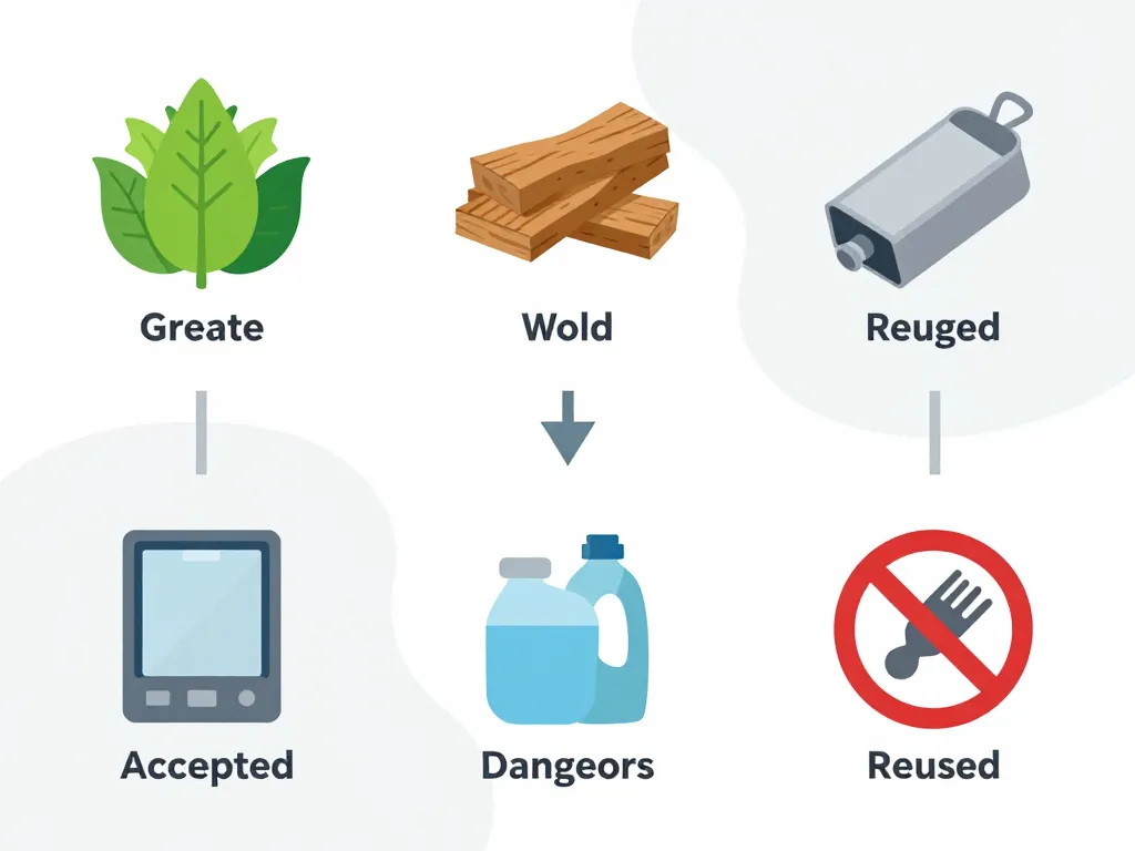 Déchetterie Bailleul schéma déchets acceptés refusés