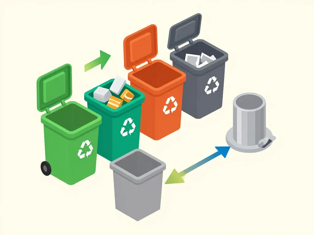 Diagramme tri déchets déchetterie Gargenville