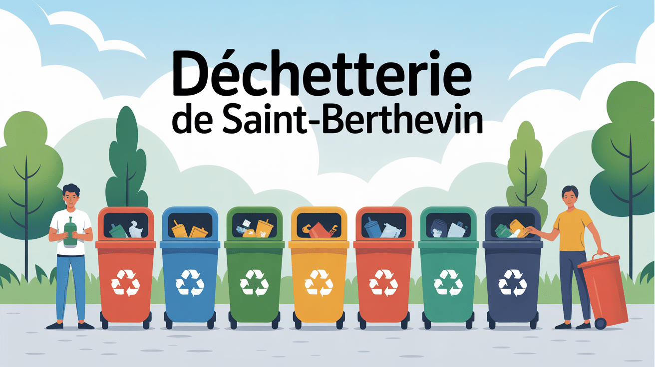 déchetterie saint berthevin illustration gestion recyclage