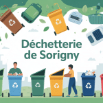 Illustration déchetterie Sorigny tri déchets