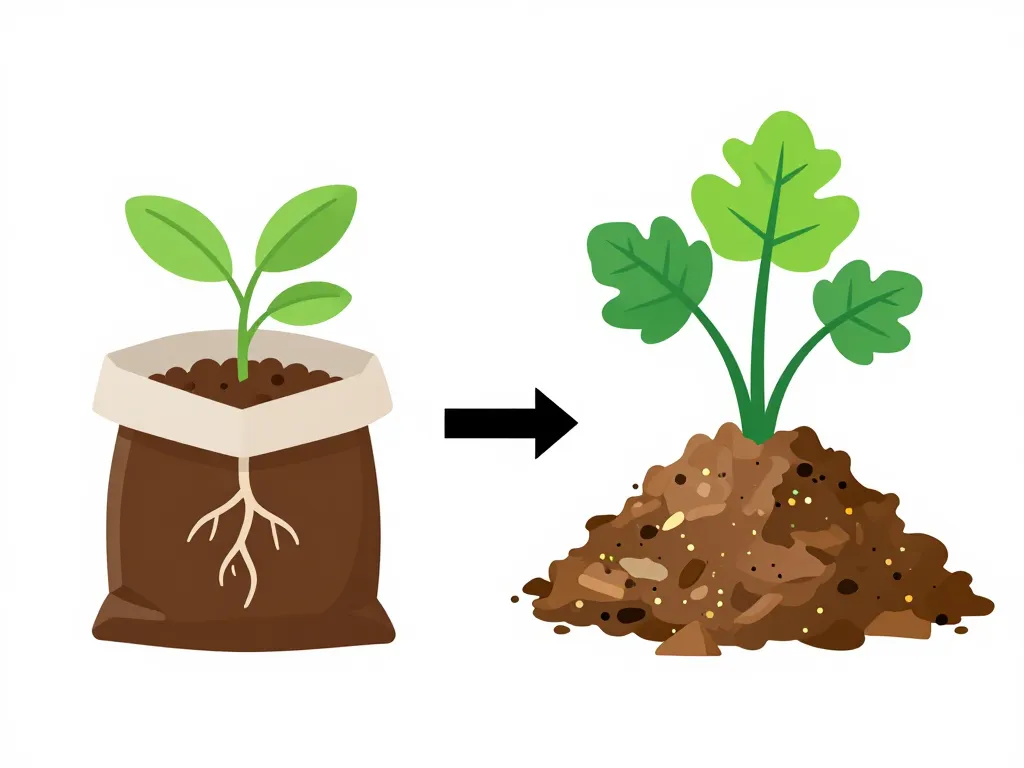 différence entre terreau et compost composition diagramme
