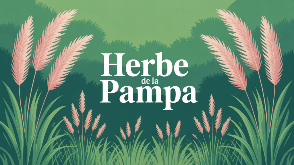 En combien de temps pousse herbe de la pampa en jardin luxuriant